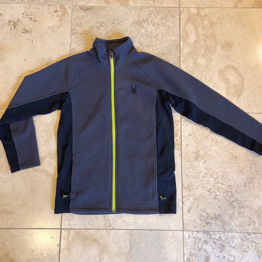 Spyder boys grey CORE sweater jacket, great condition XL/18y